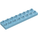 Duplo Azzurro medio Piastra 2 x 8 (44524)