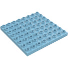 Duplo Medium Azure Plate 8 x 8 (51262 / 74965)