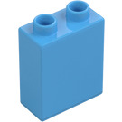 Duplo Medium blå Klods 1 x 2 x 2 (4066 / 76371)