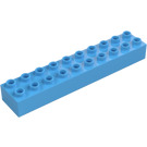 Duplo Medium Blue Brick 2 x 10 (2291)