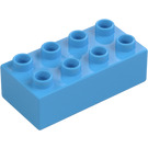 Duplo Medium Blue Brick 2 x 4 (3011 / 31459)