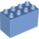 Duplo Medium Blue Brick 2 x 4 x 2 (31111)