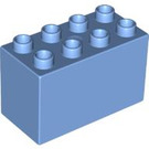 Duplo Mittelblau Stein 2 x 4 x 2 (31111)