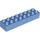 Duplo Medium Blue Brick 2 x 8 (4199)