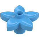 Duplo Mittelblau Blume mit 5 Angular Blütenblätter (6510 / 52639)