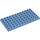 Duplo Mittelblau Platte 6 x 12 (4196 / 18921)