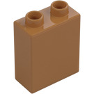 Duplo Medium Dark Flesh Brick 1 x 2 x 2 (4066 / 76371)