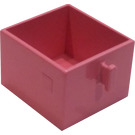 Duplo Medium mørk rosa Drawer med Håndtak (4891)