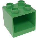 Duplo Medium Green Drawer Cabinet 2 x 2 x 1.5 (4890)