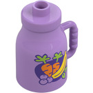 Duplo Medium lavendel Duplo Flaske med Håndtere med Frugt og Vegetable Smoothie (35092)