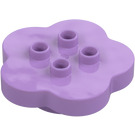 Duplo Medium Lavender Flower 4 x 4 (15515)