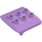 Duplo Medium Lavender Roof for Cabin (4543 / 34558)