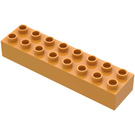 Duplo Medium Orange Brick 2 x 8 (4199)