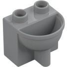 Duplo Medium Stone Gray Bathroom Sink (4892 / 21990)