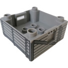 Duplo Gris piedra medio Caja con Asa 4 x 4 x 1.5 con Grey Caja (47423 / 52847)