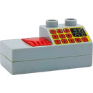 Duplo Střední kamenná šedá Cash Register s Zvuk 2 x 4 x 1.5 (60771 / 92545)