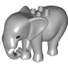 Duplo Medium Stone Gray Elephant (89873)