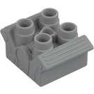 Duplo Gris piedra medio Motor 2 x 4 x 2 (18012 / 85347)