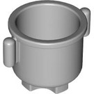 Duplo Medium Stone Gray Pot with Grip Handles (31042)
