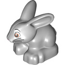 Duplo Medium Stone Gray Rabbit with Whiskers (20230)