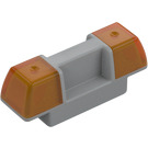 Duplo Medium Stone Gray Siren with Transparent Orange Lights (15613 / 87072)