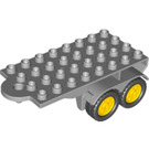 Duplo Medium Stone Gray Truck Trailer Assembly (25081)