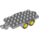 Duplo Medium Stone Gray Universal Trailer Assembly (18520)