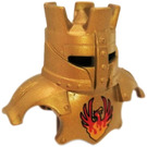 Duplo Metallic Gold Helmet with Phoenix