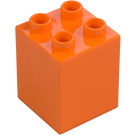 Duplo Orange Brick 2 x 2 x 2 (31110)