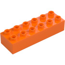 Duplo orange Klods 2 x 6 (2300)