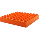 Duplo Orange Brick 8 x 8 x 1 (31113)