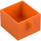 Duplo Naranja Drawer con Asa (4891)