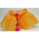 Duplo Oranje Skirt met Magenta Bloemen (58166)