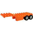 Duplo orange Truck Anhænger 4 x 13 x 2 (47411 / 89861)