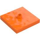 Duplo Oranssi Levysoitin 4 x 4 Alusta jossa Flush Surface (92005)