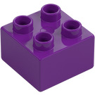 Duplo Purple Brick 2 x 2 (3437 / 89461)