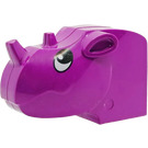 Duplo Purple Rhinoceros Head (44218 / 44220)