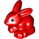 Duplo Rabbit with Small Black Eyes (89406)