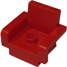 Duplo Red Armchair with Squared Arms (4885)