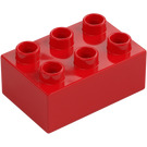 Duplo Rød Kloss 2 x 3 (87084)