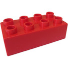 Duplo Rood Steen 2 x 4 (3011 / 31459)