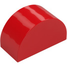 Duplo Red Brick 2 x 4 x 2 with Curved Top (31213)