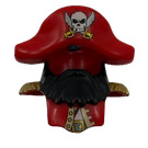 Duplo rot Captains Hut mit Skull und Sabers (56258)
