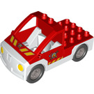 Duplo Červená Auto/Truck Základna Assembly (47438 / 47440)