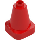 Duplo Rød Cone 2 x 2 x 2 (16195 / 47408)