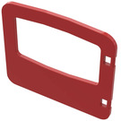 Duplo rouge Porte 1 x 4 x 3 avec Grand Fenêtre (4247)
