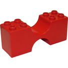 Duplo Rot Doppelt Bogen 2 x 6 x 2