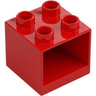 Duplo Red Drawer Cabinet 2 x 2 x 1.5 (4890)