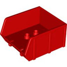 Duplo Red Dump Body 4 x 4 x 2 without Cutout (31088)