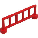 Duplo Red Fence 1 x 6 x 2 with 6 Slats (12602)